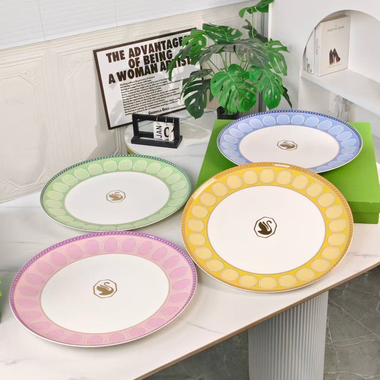 Swarovski big rounded tray 40cm - Image 5 of 6